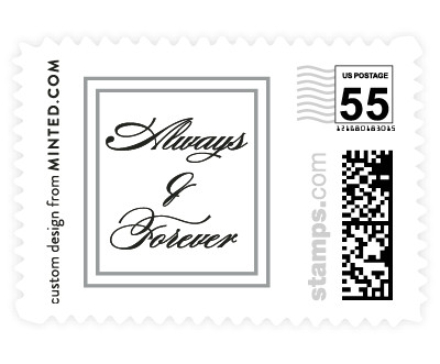 'Eloquence (B)' wedding stamps