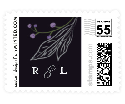 'Greenery Crown (E)' stamp design
