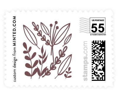 'Gilded Glyph (C)' wedding postage