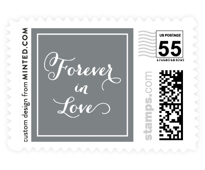 'Just Lovely' wedding postage