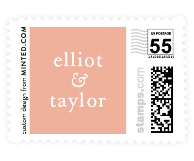 'Evermore (E)' wedding postage