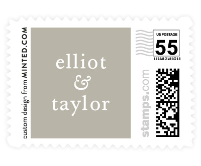 'Evermore (F)' wedding stamp