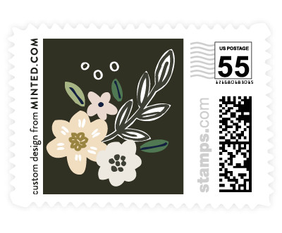 'Wildflower Crest (C)' postage stamps