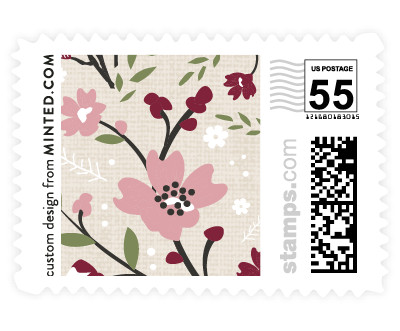 'Garden Frame (C)' stamp design