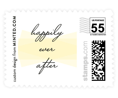 'Romantic Frame (D)' wedding stamps