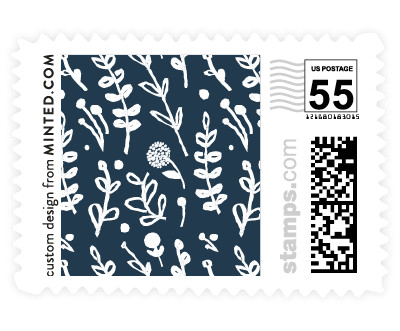 'Floral Frame Square' postage