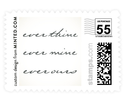 'Monogram Circle Stamp' postage stamps