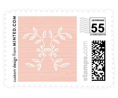 'Woodland Initials (B)' postage stamp