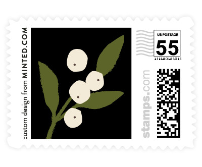 'Laurel Of Greens' wedding postage