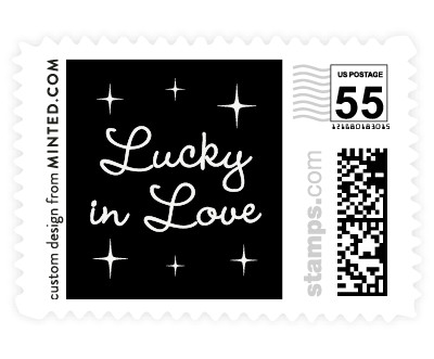 'Lucky In Love (C)' wedding postage