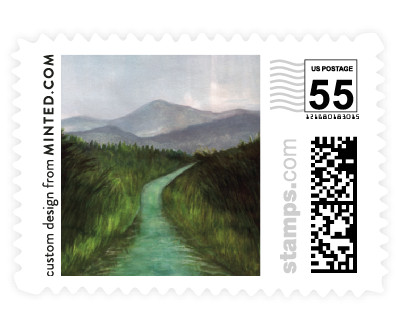 'Adventure Begins' stamp design