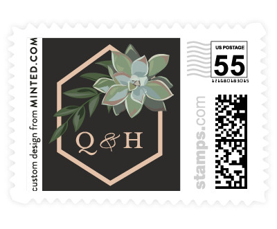 'Succulent Surround' postage stamps