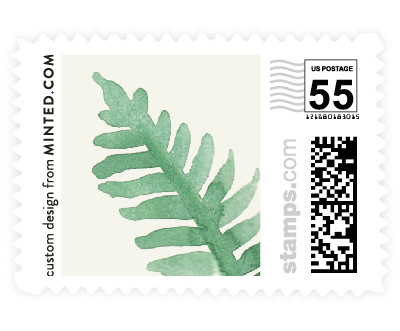 'Painted Ferns (B)' postage stamp