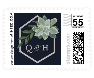 'Succulent Surround (C)' postage