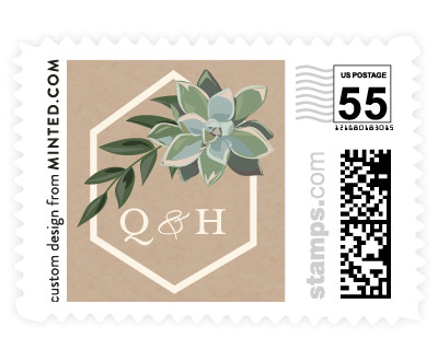 'Succulent Surround (F)' stamp