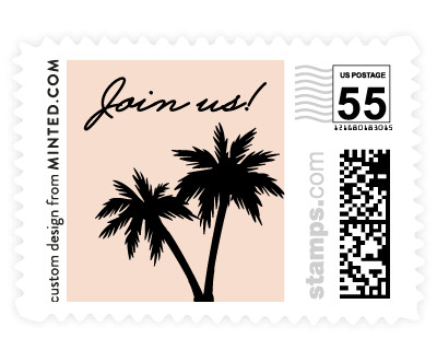 'Gilded Palms (B)' postage stamp