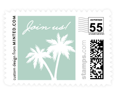 'Gilded Palms (C)' stamp