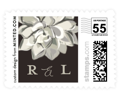 'Echeveria (E)' stamp design