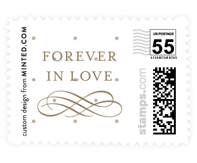 'A Glamorous Affair' stamp design