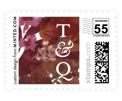 'Foliage Wreath (C)' stamp