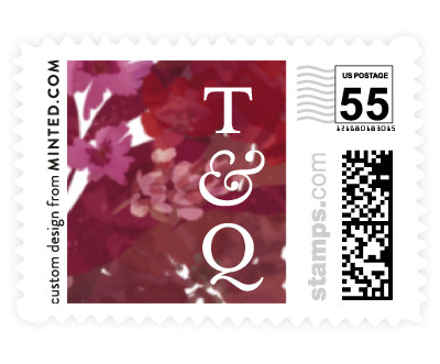 'Foliage Wreath (G)' stamp design