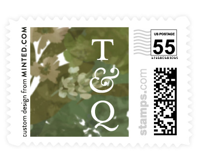 'Foliage Wreath (H)' postage stamps