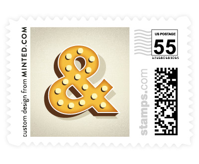 'Ampersand Marquee' postage stamps