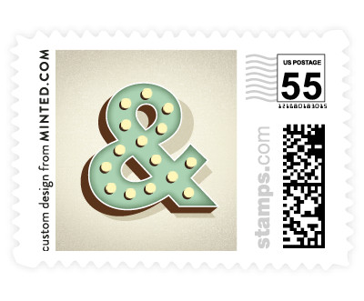 'Ampersand Marquee (E)' postage stamp