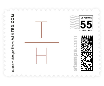 'Pencil Thin (C)' stamp design