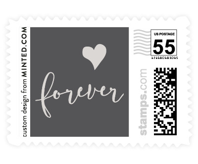 'Forever Love (B)' wedding stamp