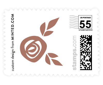 'Flora Grande' wedding stamp