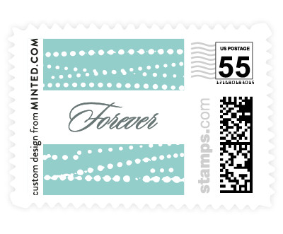 'Romantic Ripples (B)' wedding stamps