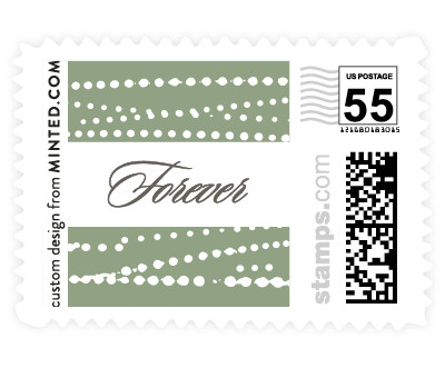 'Romantic Ripples (C)' postage