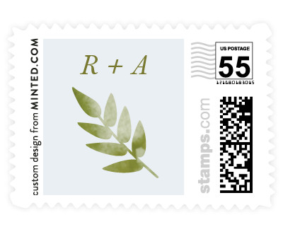 'Watercolor Leaf (E)' postage stamps