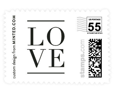 'Unscripted (B)' stamp