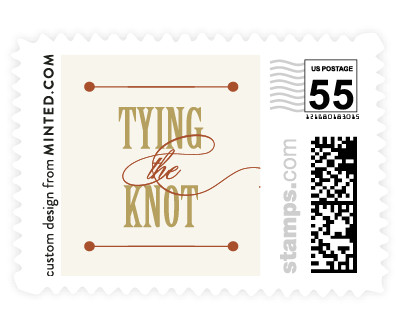 'Bold Brackets (B)' postage stamp