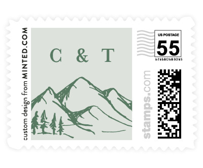 'Blue Ridge' stamp design