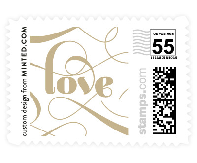 'Swirling Romance (C)' postage stamps
