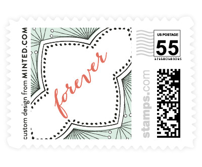 'Striped Sweet Nothings (C)' postage stamps