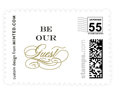 'Chic Monogram' postage