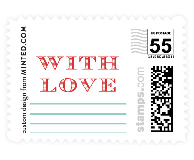 'Script Monogram (B)' stamp design