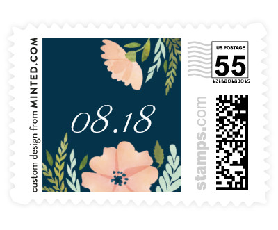 'Romantic Watercolor Flora (E)' postage stamps