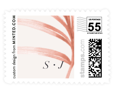 'Palmetto (B)' wedding stamp