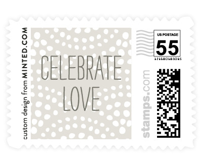 'Pearl + Dot (D)' postage stamps