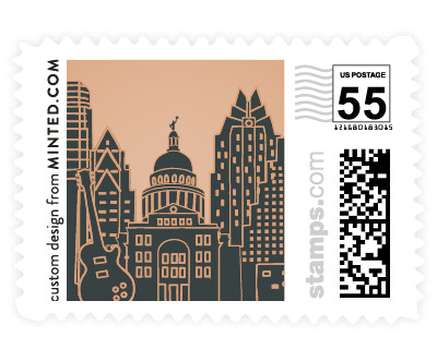 'Big City - Austin' postage stamp