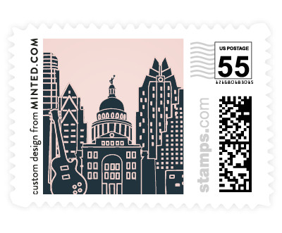 'Big City - Austin (C)' wedding postage