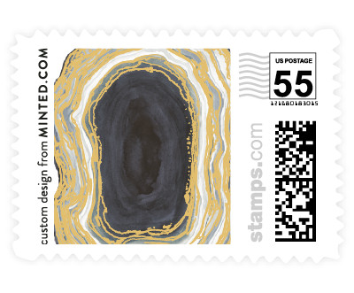 'Gilt Agate (D)' wedding postage