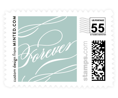 'Dashing (D)' stamp design
