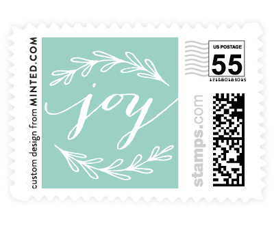 'With Joy (C)' postage stamps