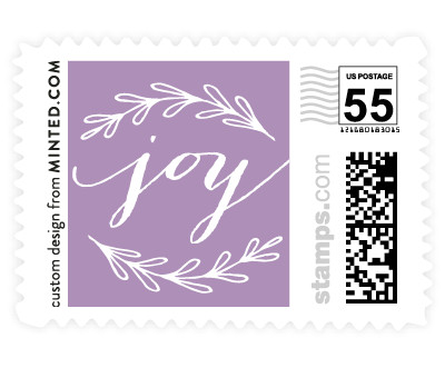 'With Joy (E)' postage